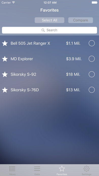 AirDB Civil Helicopters Data screenshot 2