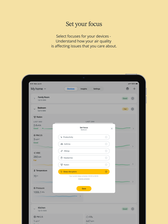 Airthings screenshot 1
