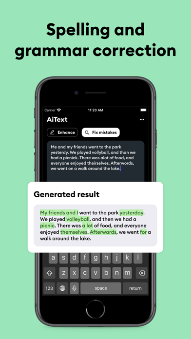 AiText: Grammar & Spell Check screenshot 2