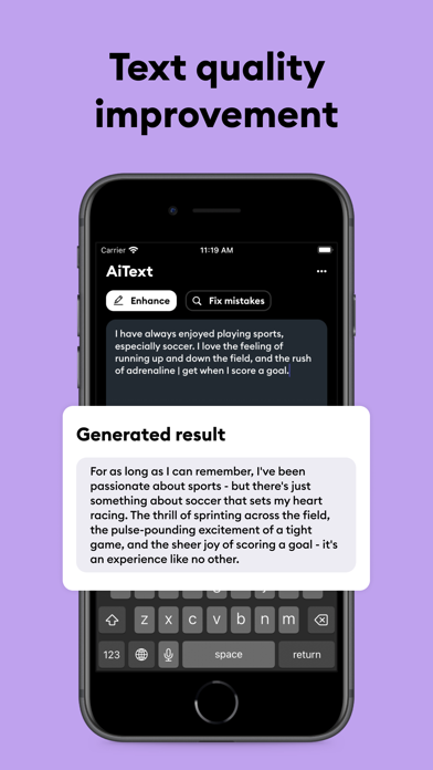 AiText: Grammar & Spell Check screenshot 3