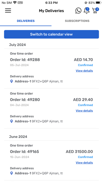 Al Ain Water - Water Delivery screenshot 1