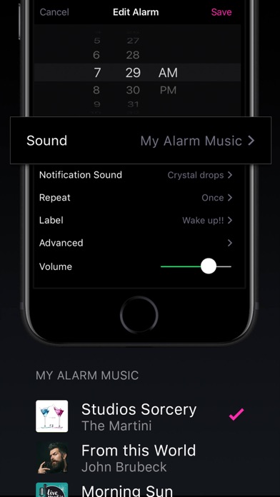 Alarm Clock - Wake up Music screenshot 2