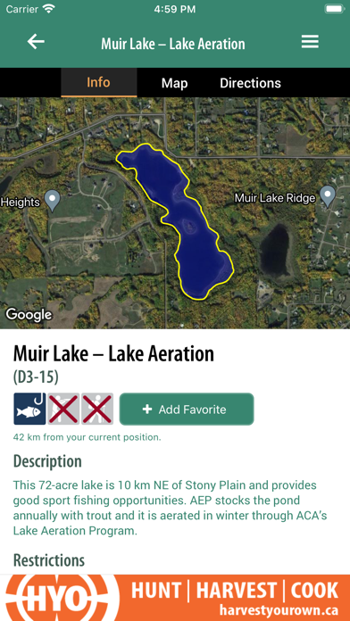 Alberta Outdoor Guide screenshot 1