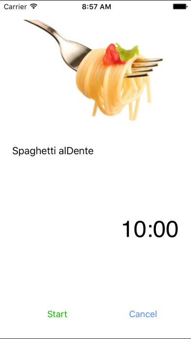 alDente (cooking timer) screenshot 4