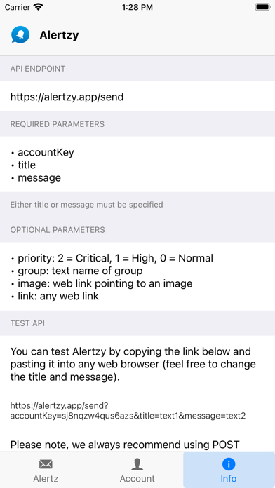 Alertzy - push notifications screenshot 1