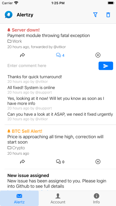 Alertzy - push notifications screenshot 5