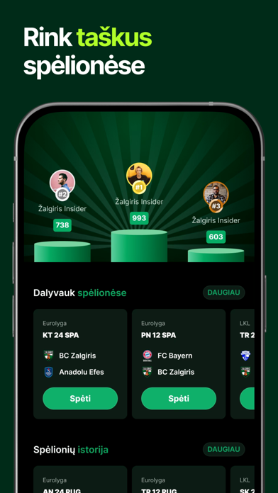 Žalgiris screenshot 4