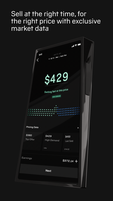 alias: sell sneakers + apparel screenshot 2