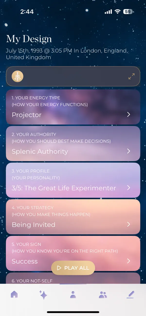 Align: The Human Design App screenshot 4