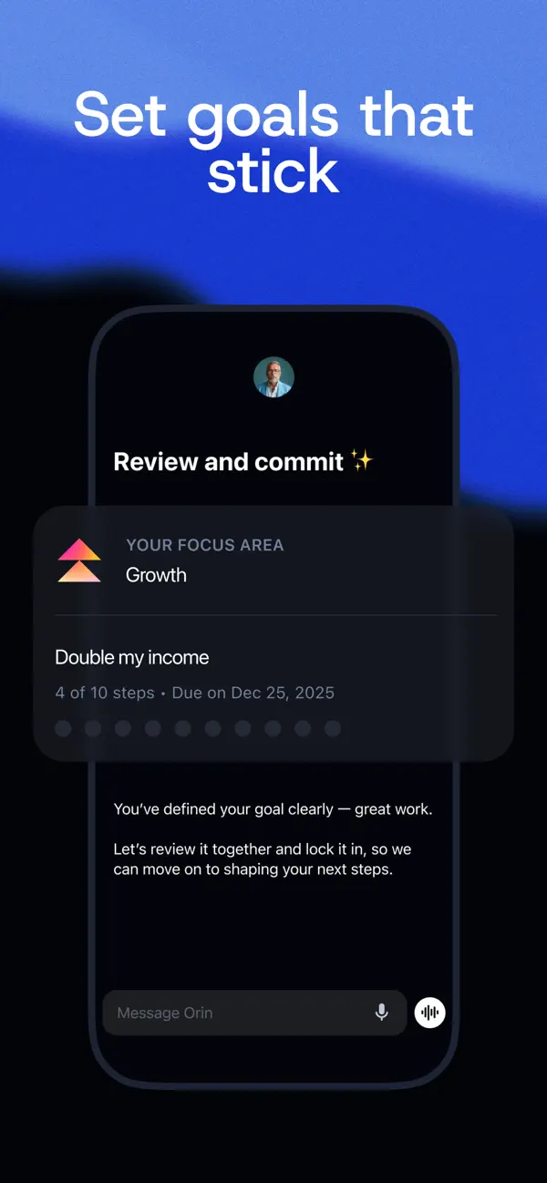 Aligned: AI Coach & Therapy screenshot 1