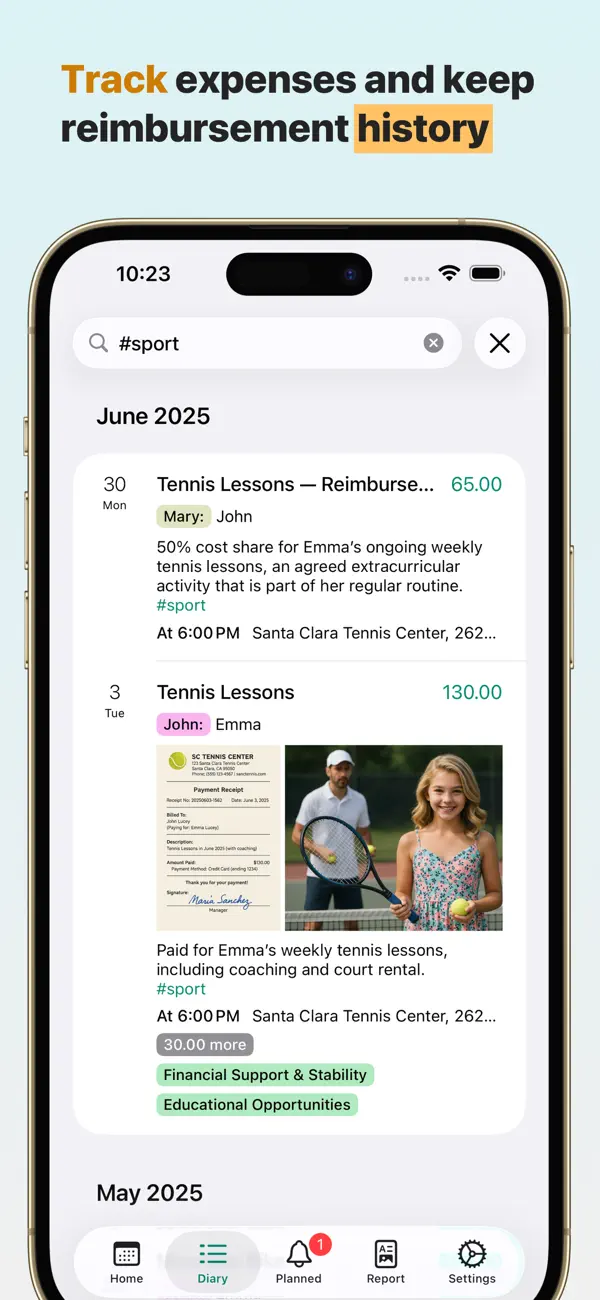 Alimentor 2: Custody Tracker screenshot 4