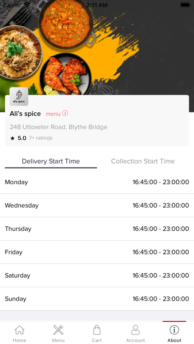 Ali’s Spice screenshot 1