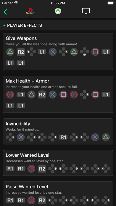 All Cheats for GTA V (5) screenshot 3