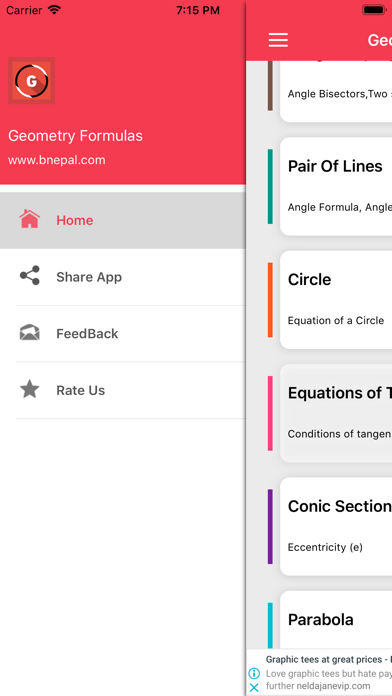 All Geometry Formulas screenshot 1