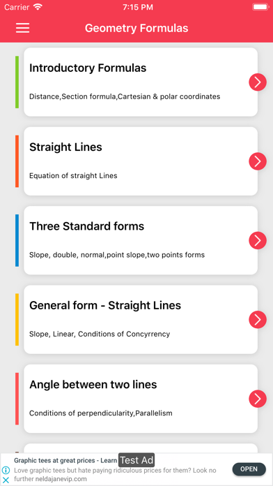 All Geometry Formulas screenshot 4