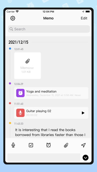 All In One Memo screenshot 1