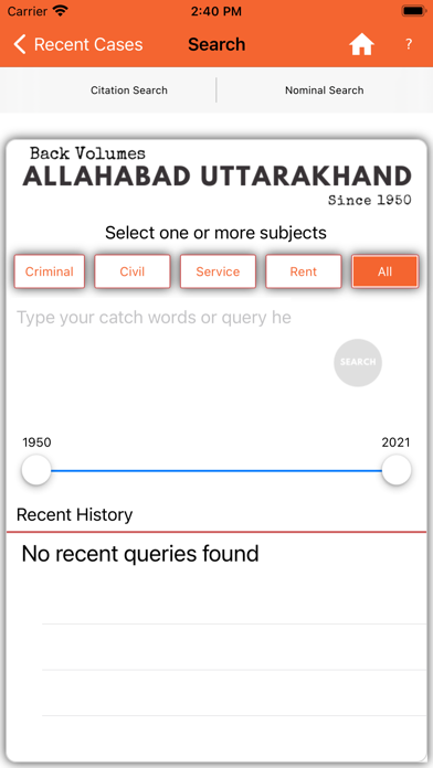 Allahabad Uttra. Legal Reports screenshot 3