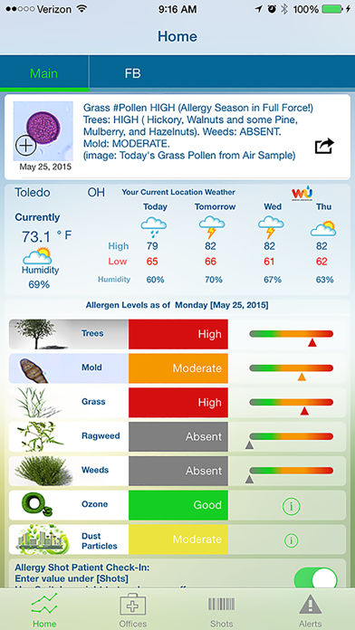 Allergy Pollen Count screenshot 4