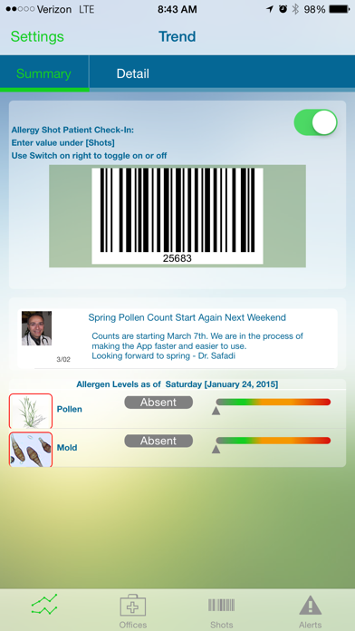 Allergy Pollen Count screenshot 2