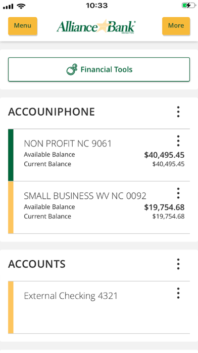 Alliance Bank screenshot 3