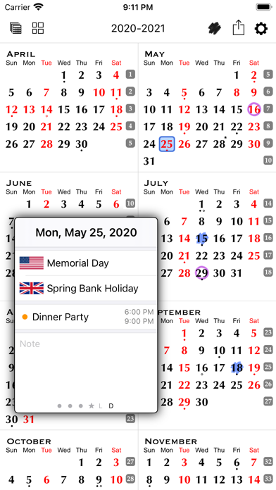 All‑in‑One Year Calendar SE screenshot 6