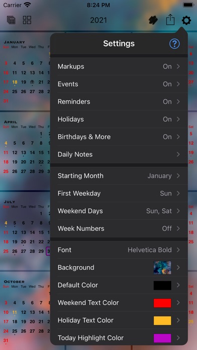 All‑in‑One Year Calendar SE screenshot 2