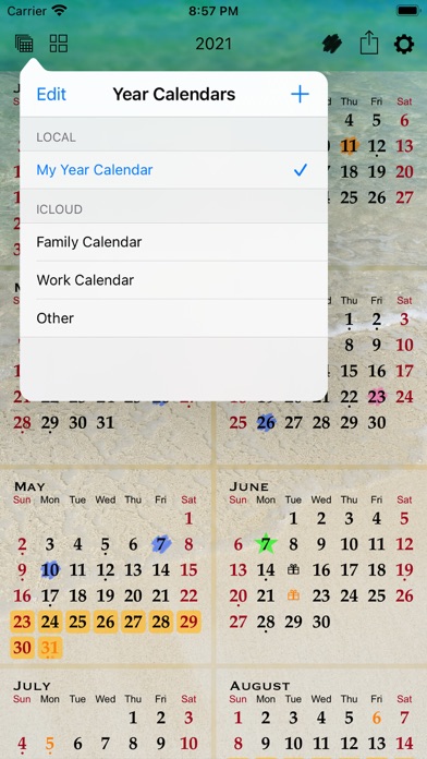 All‑in‑One Year Calendar SE screenshot 1
