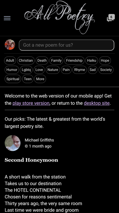 Allpoetry Poetry.app screenshot 6