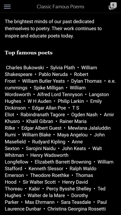 Allpoetry Poetry.app screenshot 2