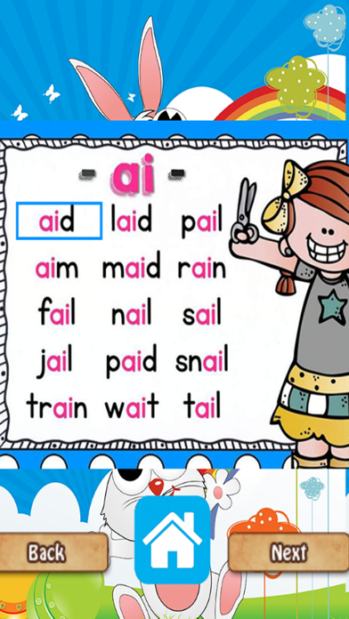 Alphabet English Vowels Phonetics Diphthongs List screenshot 1