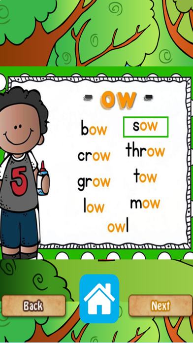 Alphabet English Vowels Phonetics Diphthongs List screenshot 2