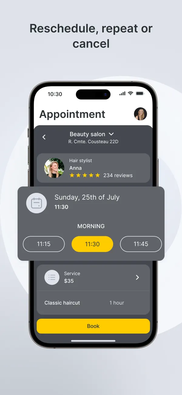 Altegio.me: your appointments screenshot 4