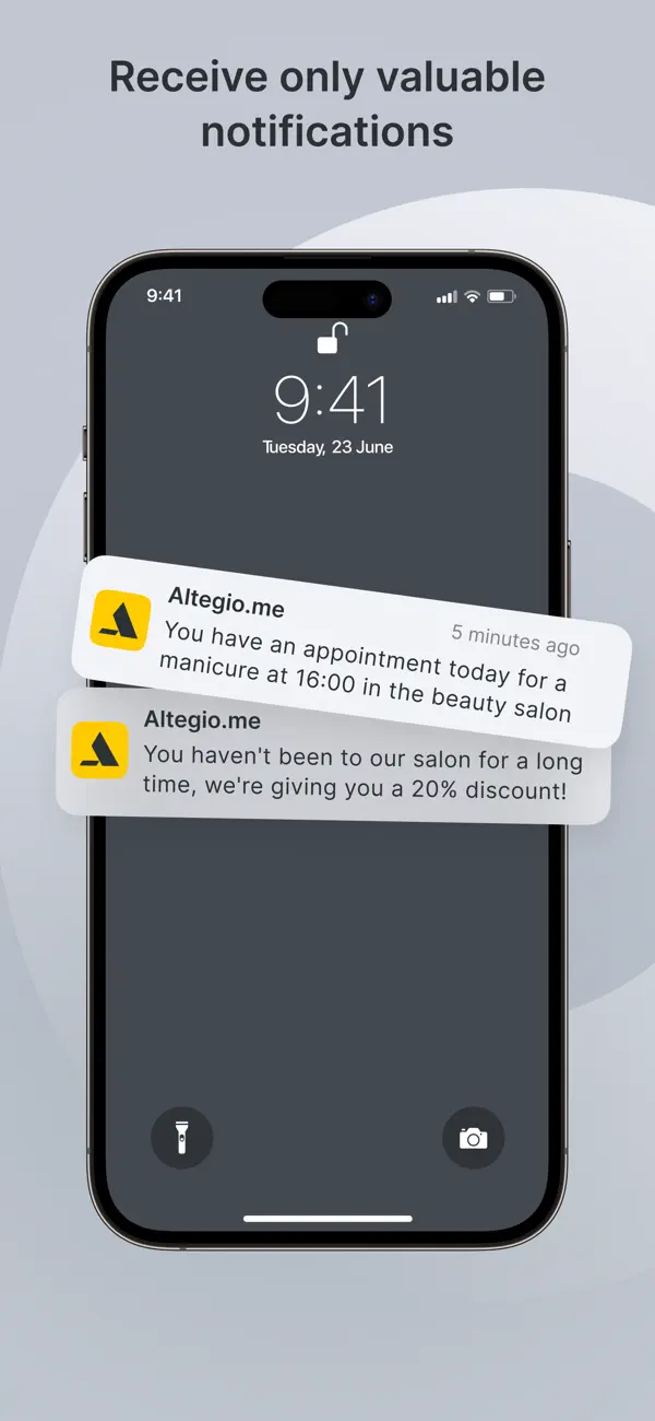 Altegio.me: your appointments screenshot 1