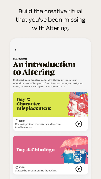 Altering: Your creative ritual screenshot 4