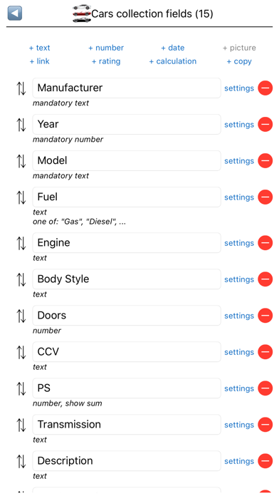 Altova MyCollections screenshot 1