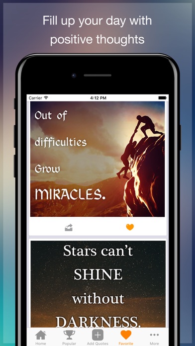 Always Positive - Daily Quotes screenshot 1