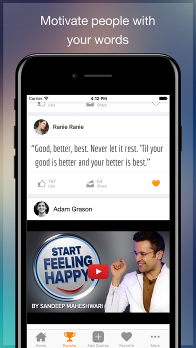 Always Positive - Daily Quotes screenshot 3