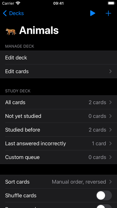 Amazing Flash Cards screenshot 1