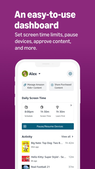Amazon Kids Parent Dashboard screenshot 4