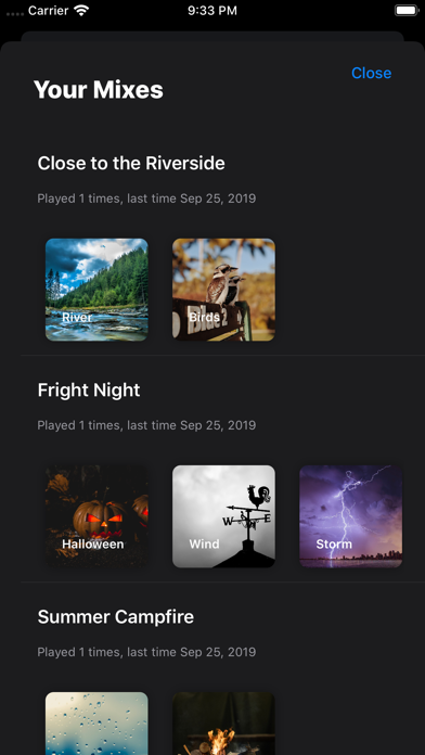 Ambiently − Ambient Sounds screenshot 1