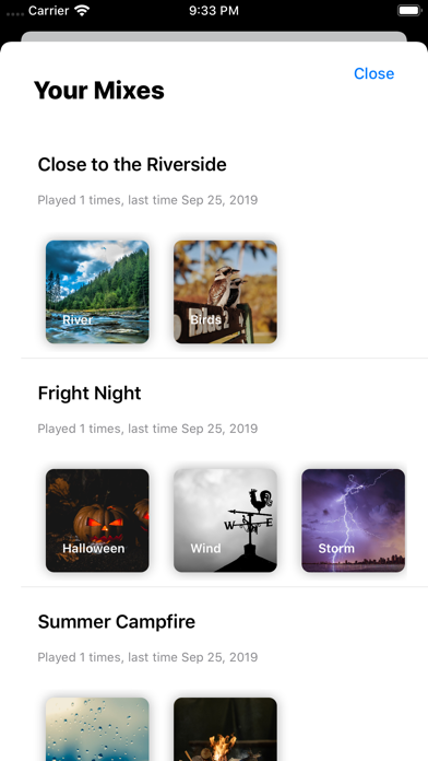 Ambiently − Ambient Sounds screenshot 2