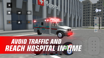 Ambulance city car simulator screenshot 2