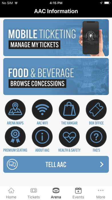 American Airlines Center App screenshot 2