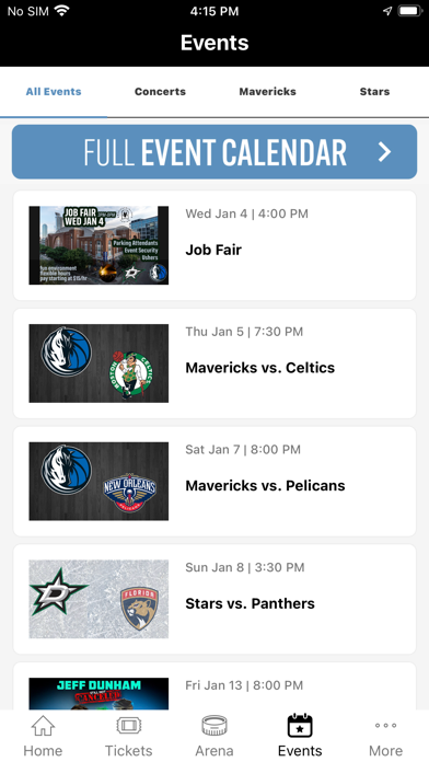 American Airlines Center App screenshot 1