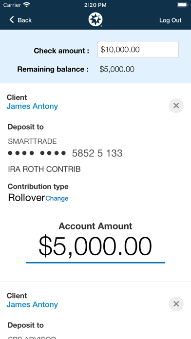 Ameriprise Advisor Deposit screenshot 1