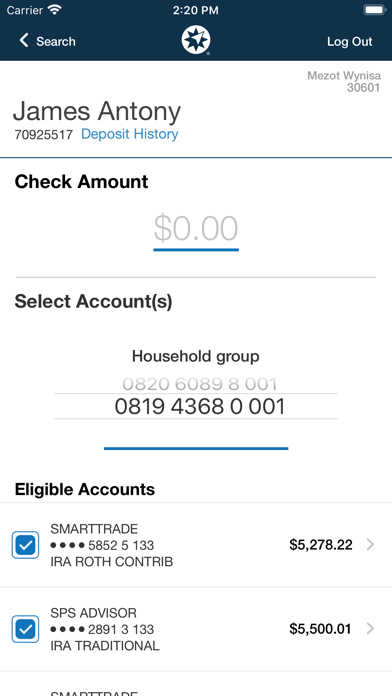 Ameriprise Advisor Deposit screenshot 2