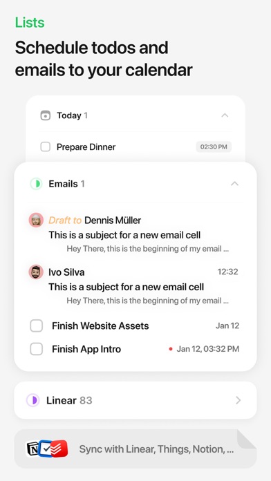 Amie - Todos, calendar screenshot 3