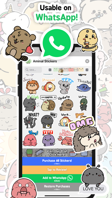 Aminal Stickers and Emoji screenshot 3