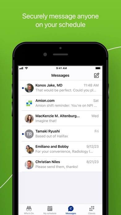 Amion - Clinician Scheduling screenshot 1