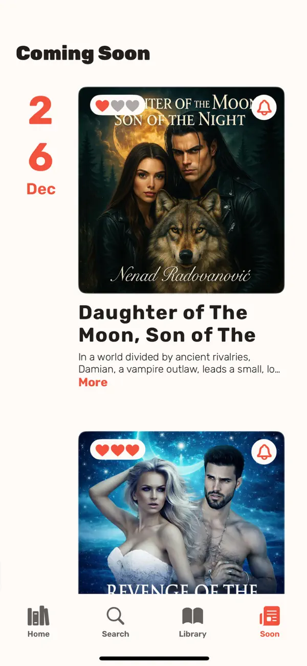 Amora: Novels & Audiobooks screenshot 1